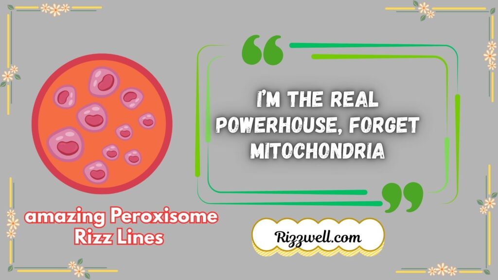 amazing Peroxisome Rizz Lines