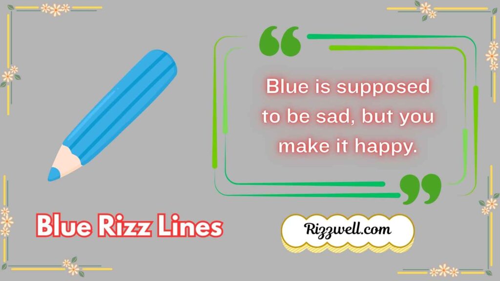 Blue Rizz Lines