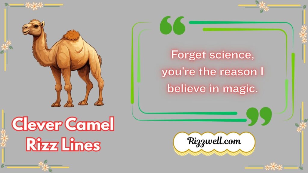 Clever Camel Rizz Lines 