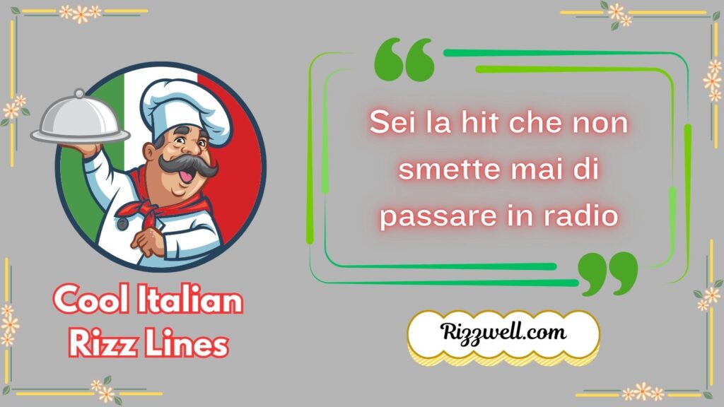Cool Italian Rizz Lines
