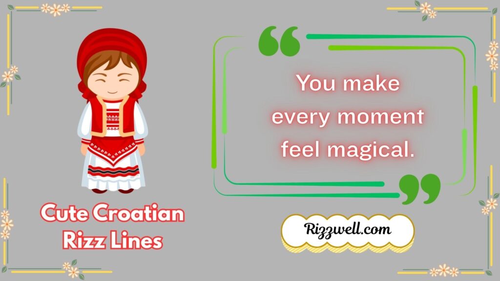 Cute Croatian Rizz Lines