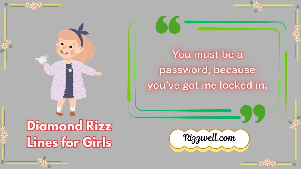 Diamond Rizz Lines for Girls