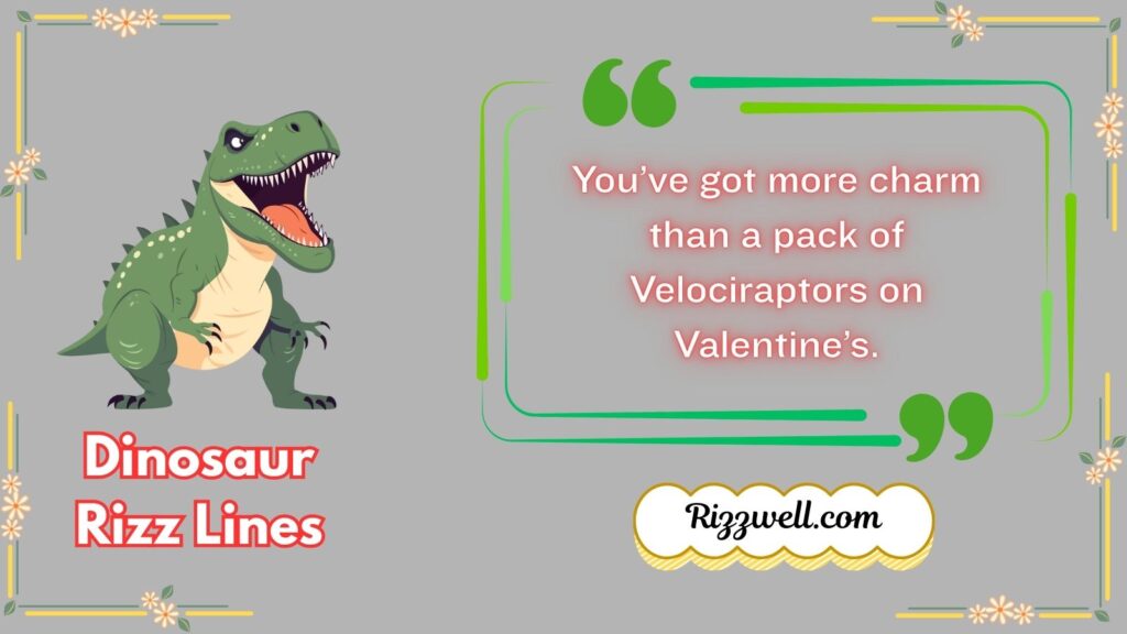 Dinosaur Rizz Lines