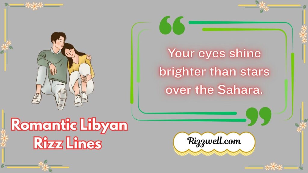 Romantic Libyan Rizz Lines 