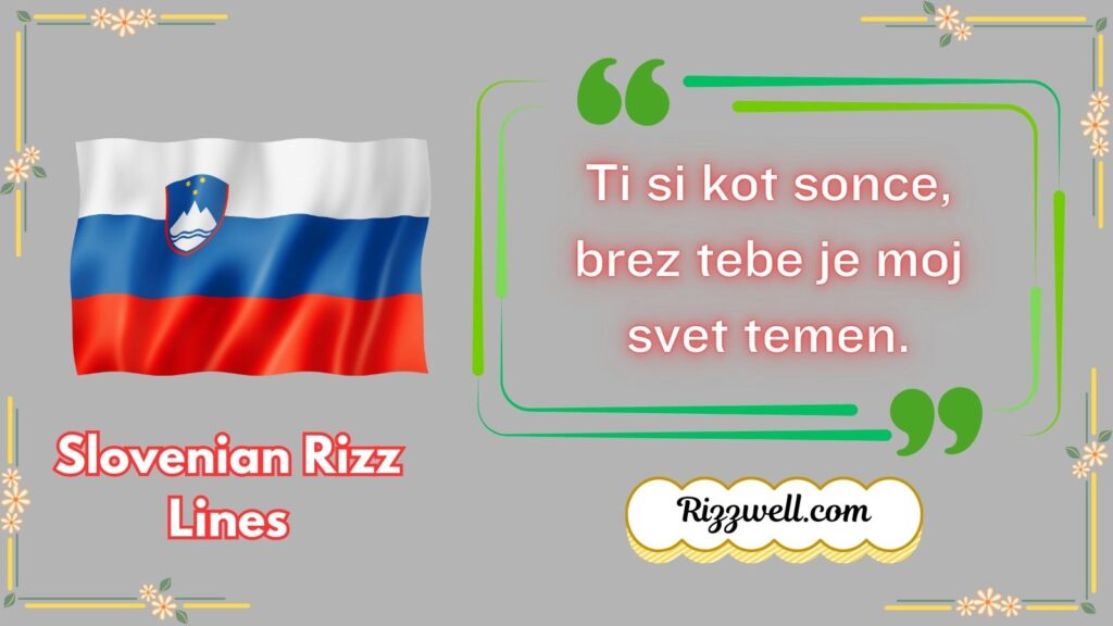 slovenian rizz lines