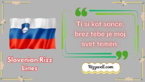 slovenian rizz lines