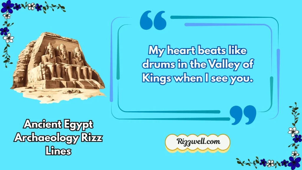 Ancient Egypt Archaeology Rizz Lines