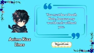 anime rizz lines