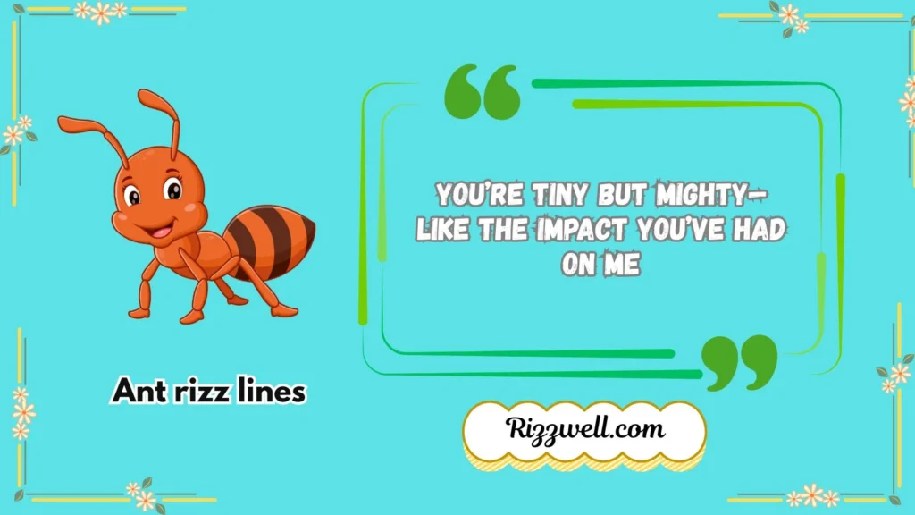 Ant rizz lines