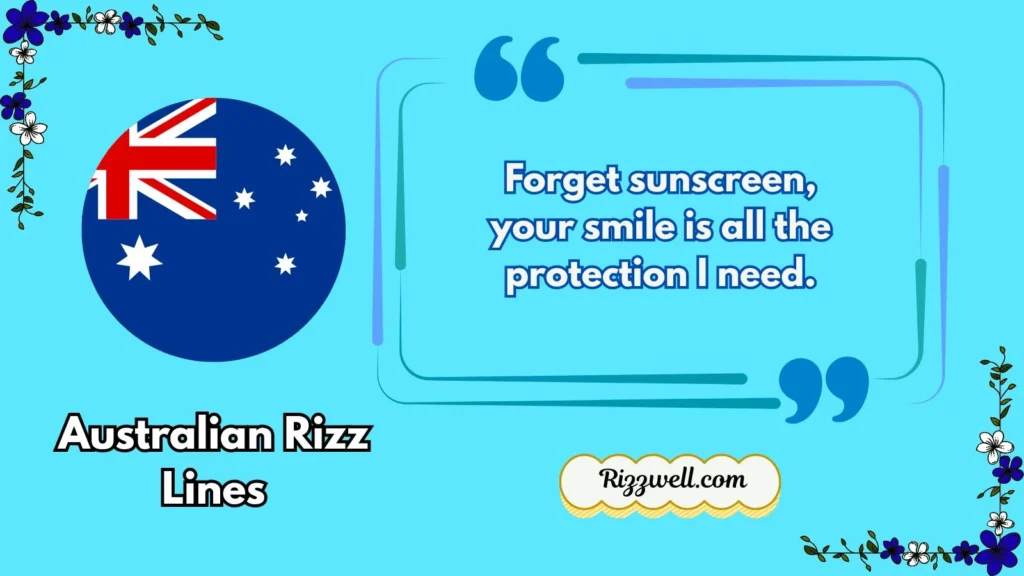 australian rizz lines