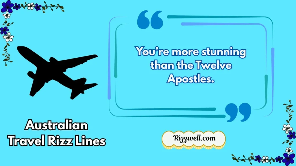 Australian Travel Rizz Lines