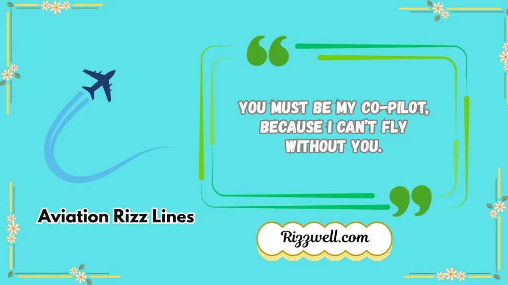 aviation rizz lines