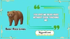 bear rizz lines