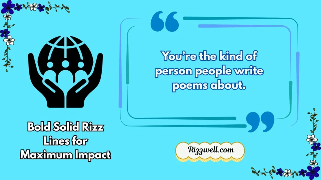 Bold Solid Rizz Lines for Maximum Impact