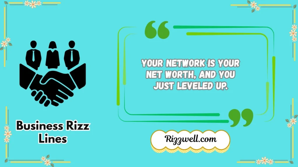 business rizz lines