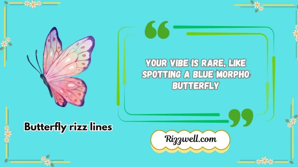 Butterfly rizz lines