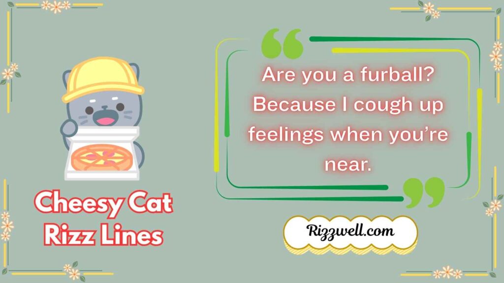 Cheesy Cat Rizz Lines