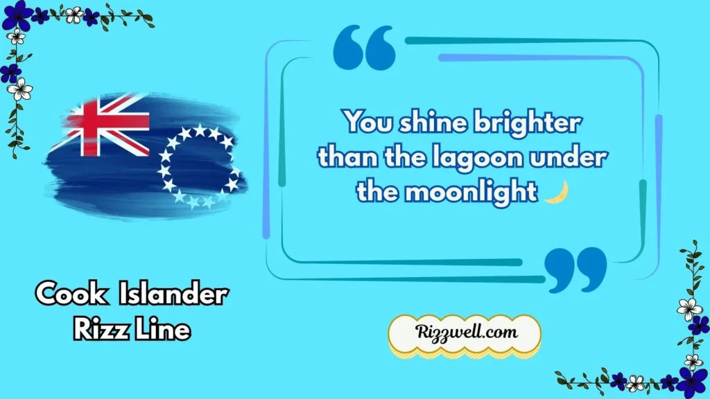 cook islander rizz line