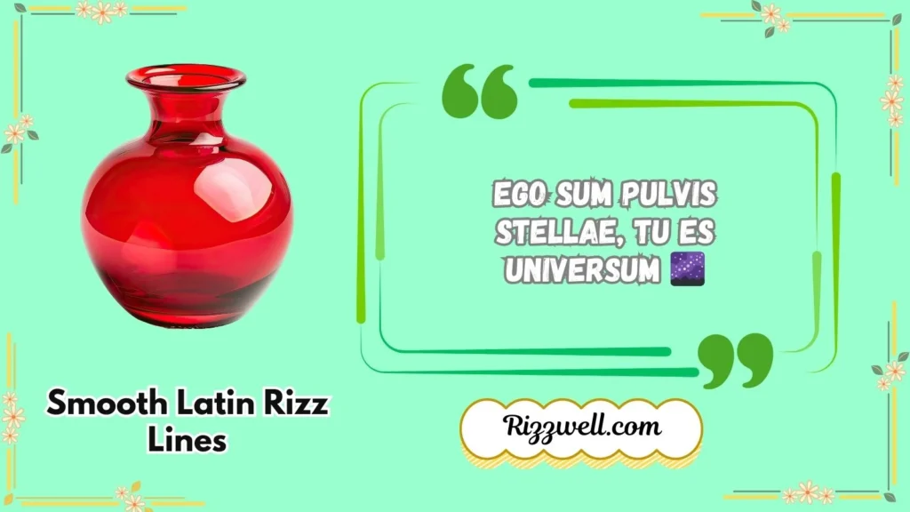 Smooth Latin Rizz Lines