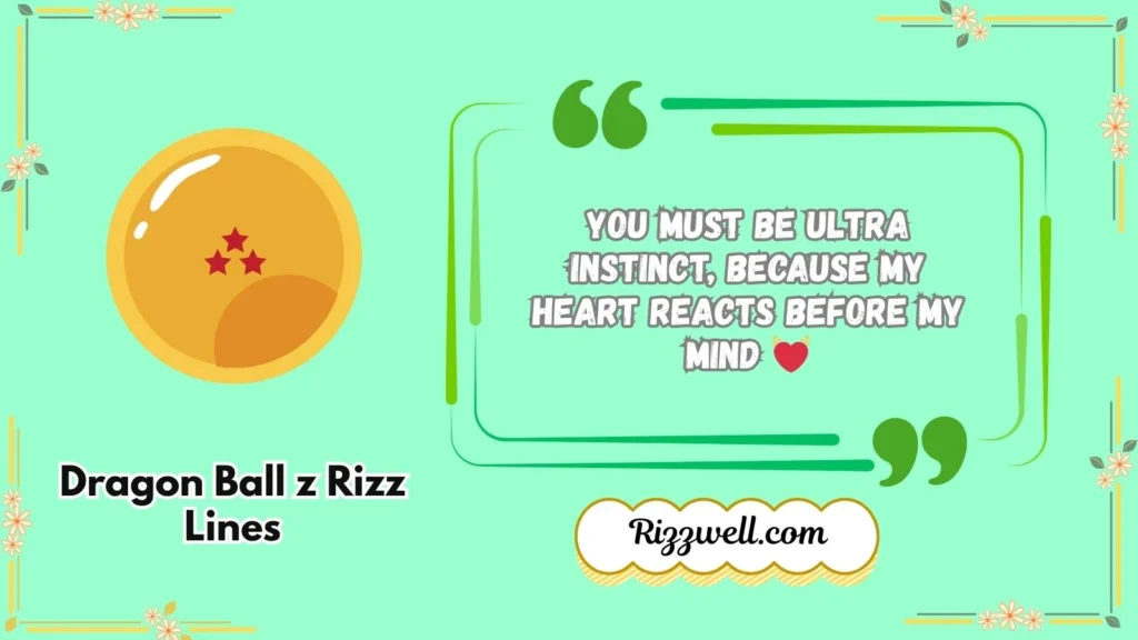 dragon ball z rizz lines