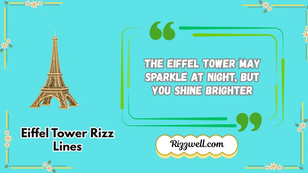 eiffel tower rizz lines