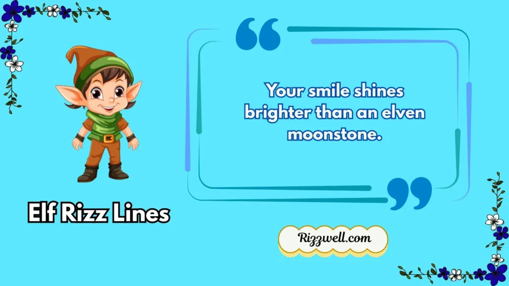 elf rizz lines