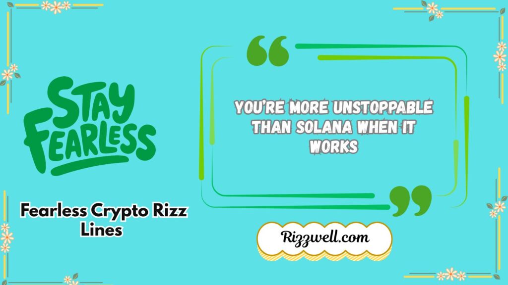 fearless Crypto Rizz Lines 
