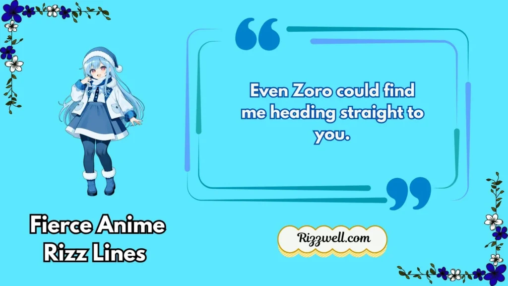 Fierce Anime Rizz Lines