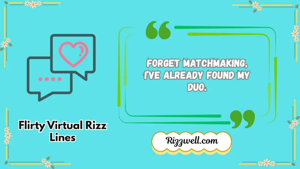 Flirty Virtual Rizz Lines