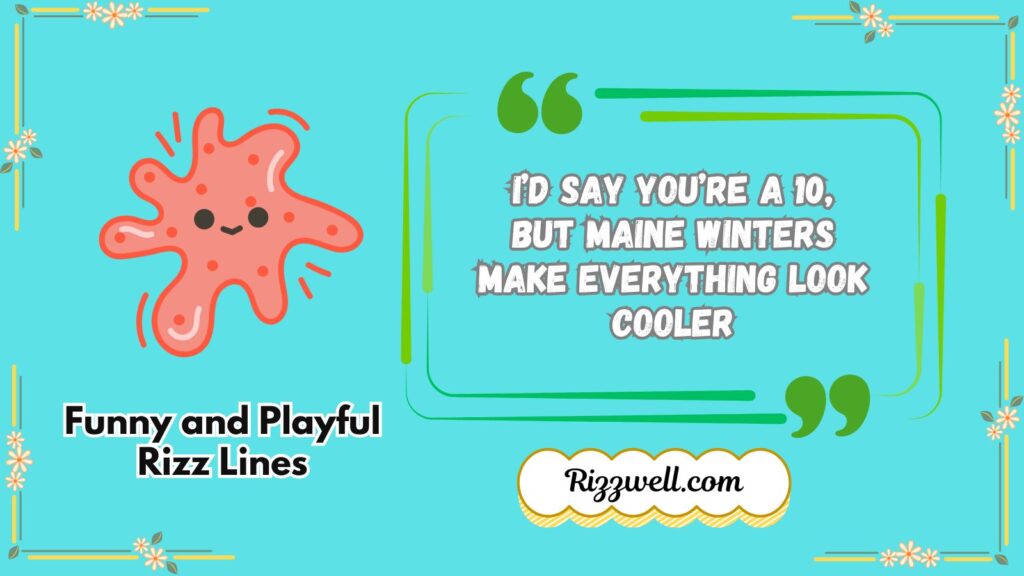 Funny and Playful Rizz Lines