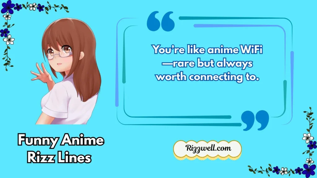 Funny Anime Rizz Lines