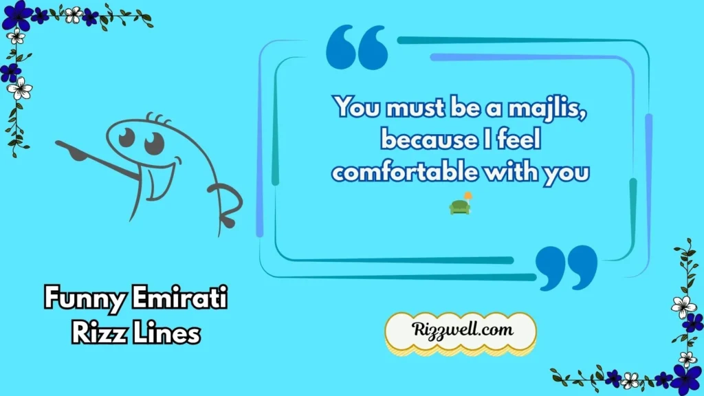 Funny Emirati Rizz Lines