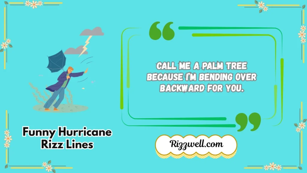 Funny Hurricane Rizz Lines