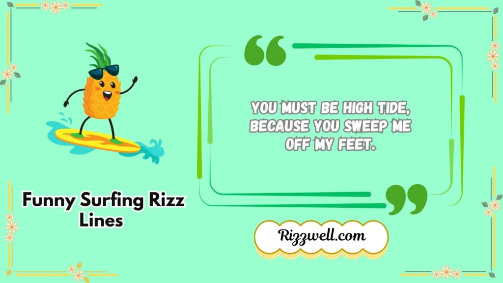 Funny Surfing Rizz Lines 