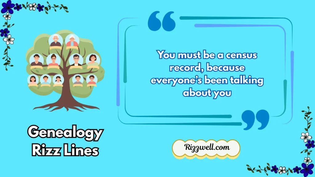 genealogy rizz lines