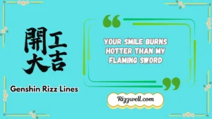 genshin rizz lines