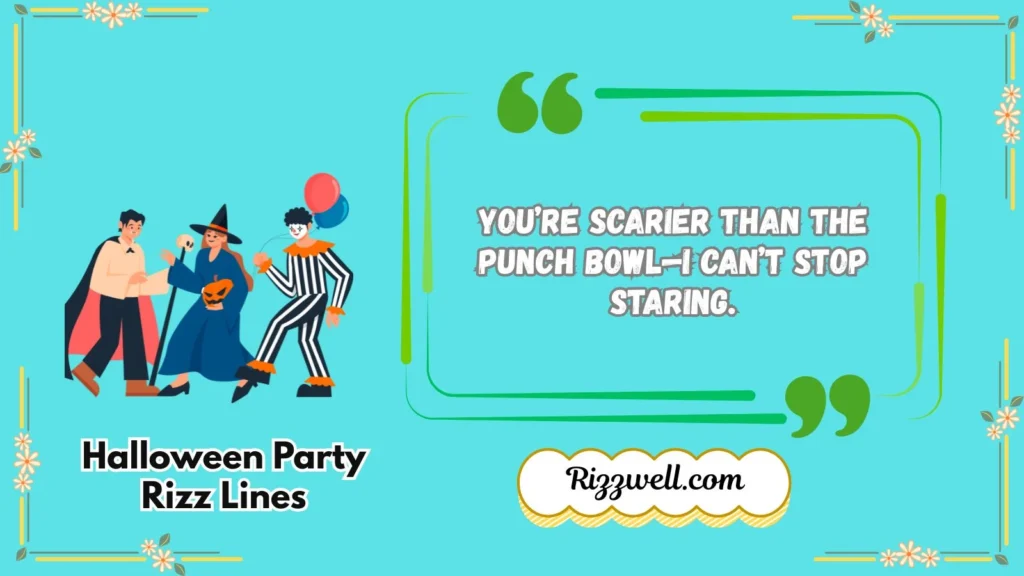 Halloween Party Rizz Lines