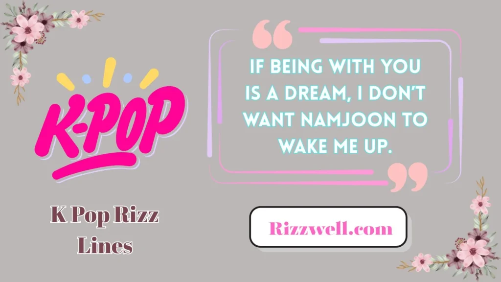 k pop rizz lines