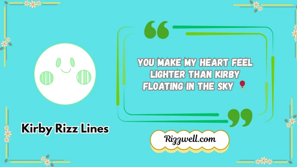 kirby rizz lines