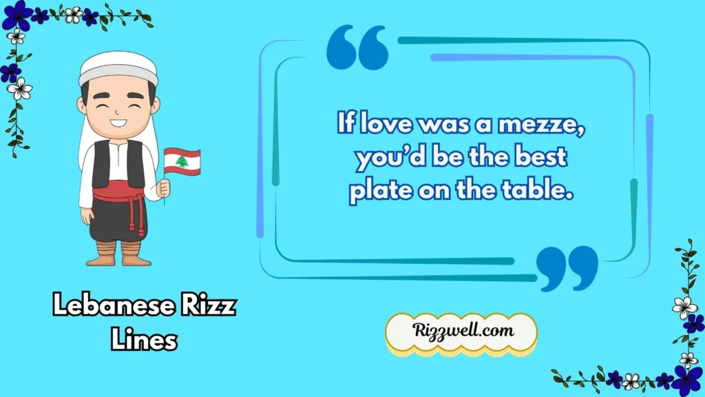 lebanese rizz lines