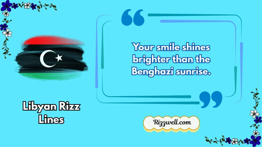libyan rizz lines