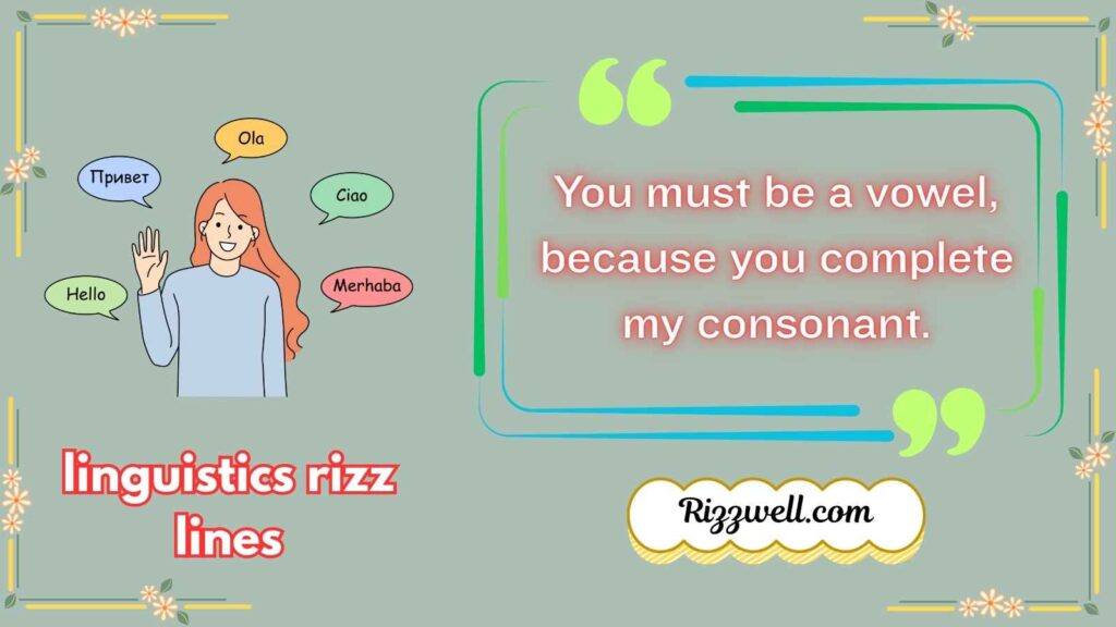 linguistics rizz lines