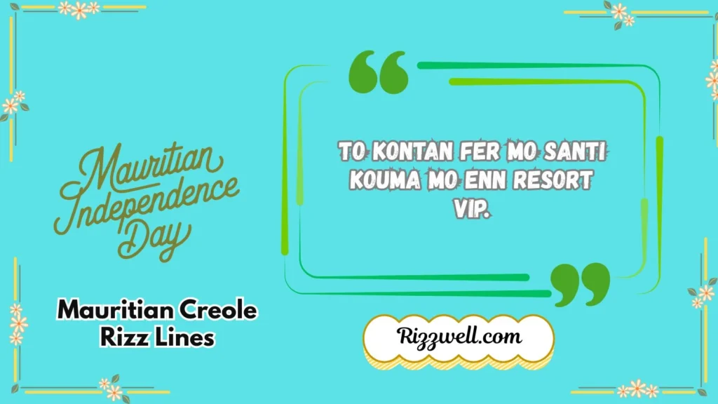 Mauritian Creole Rizz Lines