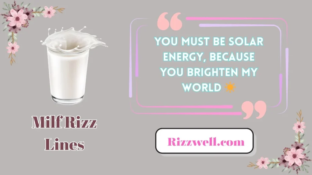 milf rizz lines