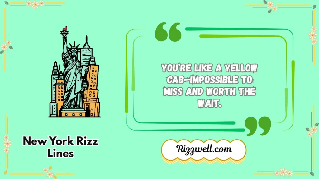 new york rizz lines