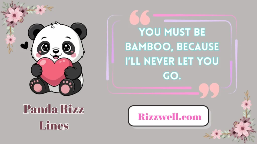 panda rizz lines