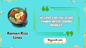 ramen rizz lines