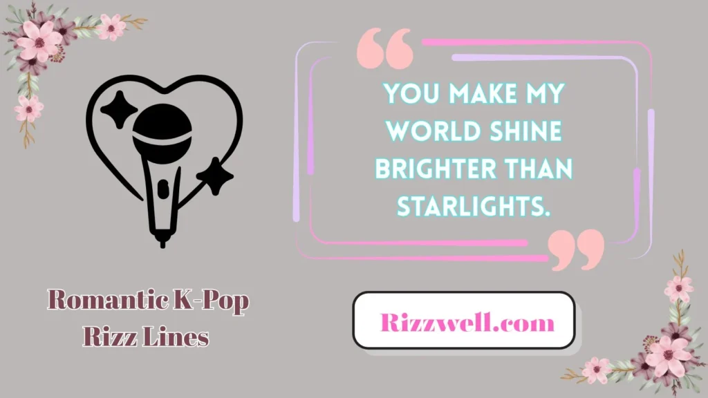 Romantic K-Pop Rizz Lines