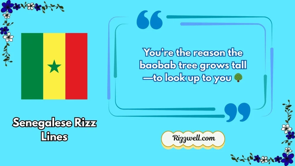 senegalese rizz lines