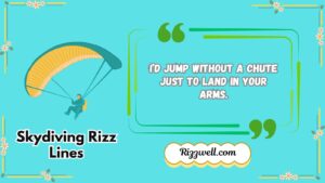 skydiving rizz lines